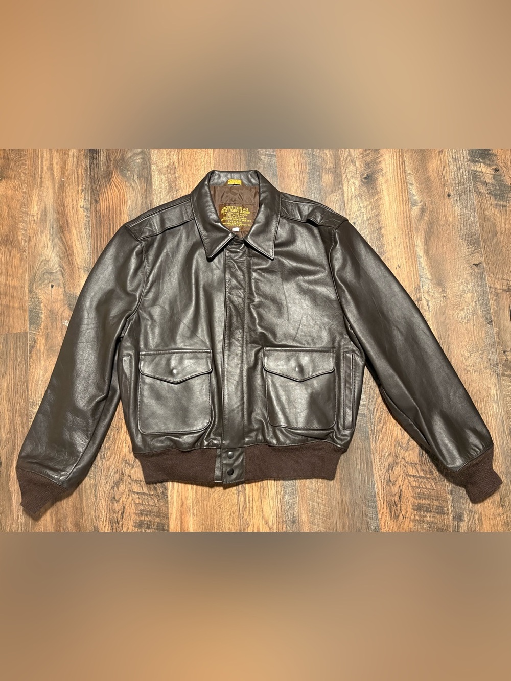Excelled USAF A-2 Flight Jacket – Made in USA – Excellent Condition